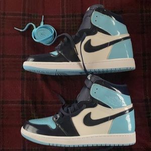 Nike Air Jordan 1 UNC Patent Leather